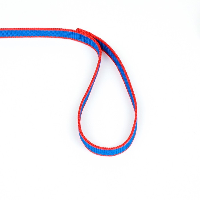 Поводок 3 м х 1,5 см, сине-красный Поводок 3 м х 1,5 см, сине-красный