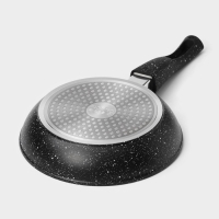 Сковорода кованая Magistro Dark, d=20 см, съёмная ручка soft-touch, антипригарное покрытие, индукция, цвет чёрный Сковорода кованая Magistro Dark, d=20 см, съёмная ручка soft-touch, антипригарное покрытие, индукция, цвет чёрный