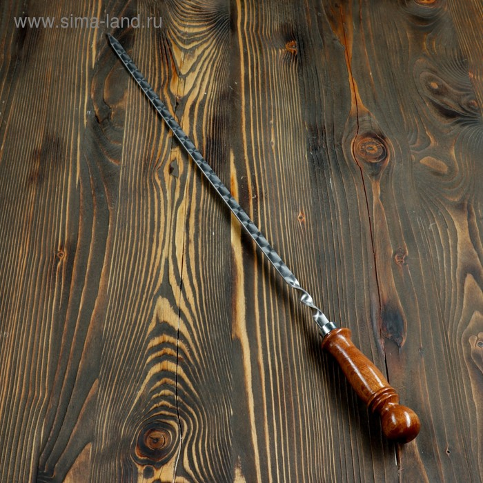 Набор шампуров Набор шампуров "Ташкент" в чехле, 6 шт, рабочая часть - 50см, черный