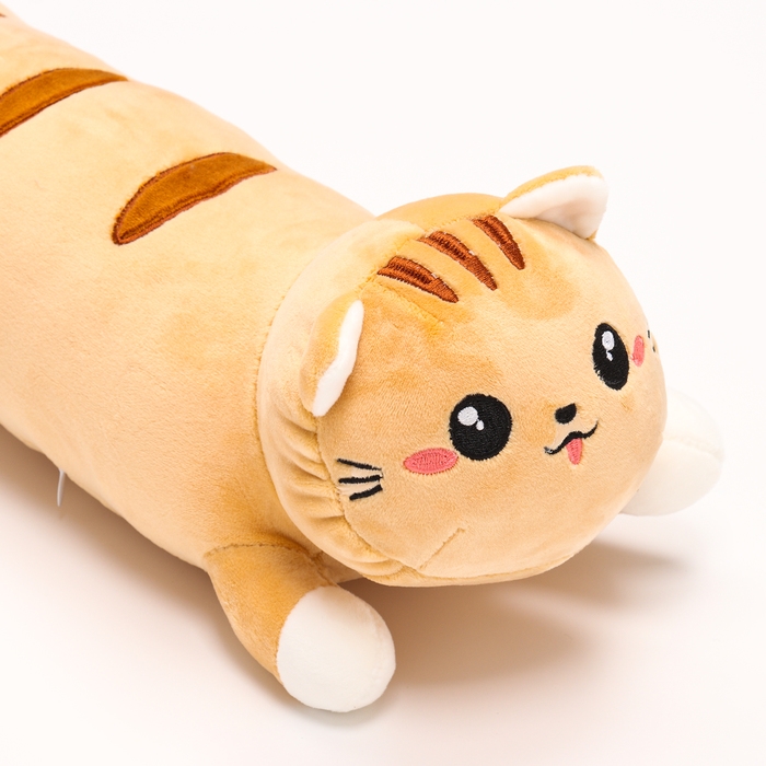 Мягкая игрушка «Кот-батон», 50 см, цвет рыжий Мягкая игрушка «Кот-батон», 50 см, цвет рыжий