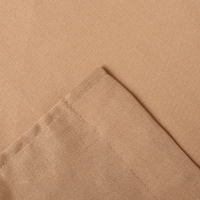 Шторы для кухни Этель ECO, цв. бежевый, 136х180 см - 2 шт, подхваты - 2 шт, 70% хл, 30% лён