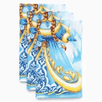 Набор полотенец "Доляна" С новым годом 35х60см-3шт.,100% хл, вафельное полотно 162г/м2 Набор полотенец "Доляна" С новым годом 35х60см-3шт.,100% хл, вафельное полотно 162г/м2