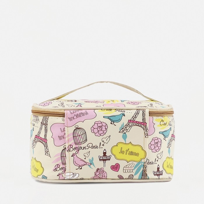 Косметичка на молнии, цвет бежевый Косметичка на молнии, цвет бежевый