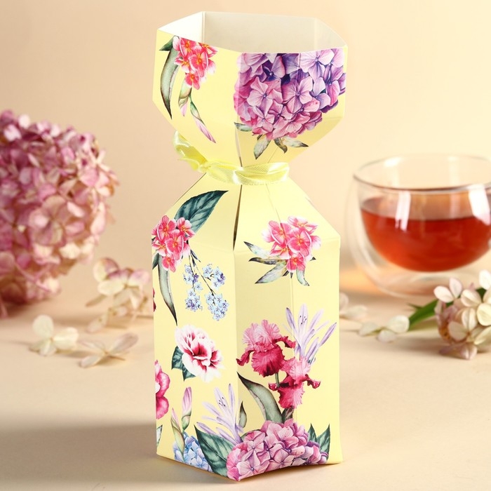 Чай в коробке конфете &laquo;Любимая мама&raquo;, вкус: ваниль и карамель, 100 г.