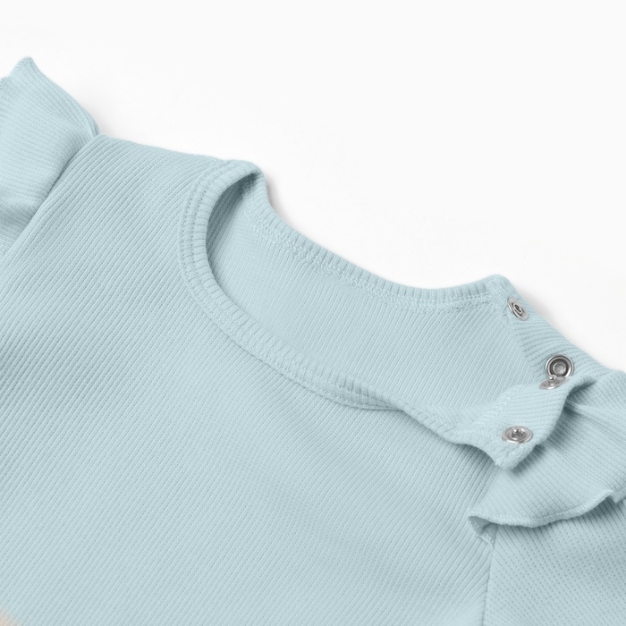 Комплект (лонгслив и брюки) для девочки MINAKU, цвет ментол, рост 68-74 см