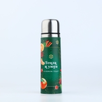 Термос в кожзаме "Тепла и уюта", 500 мл