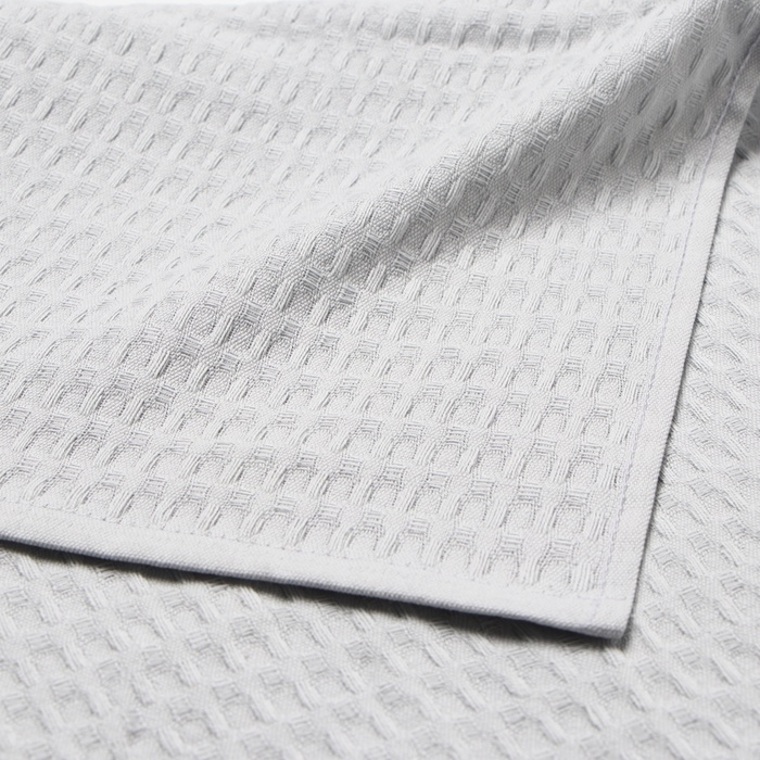 Набор кух.полотенец "Доляна" серый 35х60см-3шт., 100% хл, вафля, 220 гр/м2