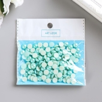 Набор для творчества половинка жемчужины голубая d=0,8 см 20гр Набор для творчества половинка жемчужины голубая d=0,8 см 20гр