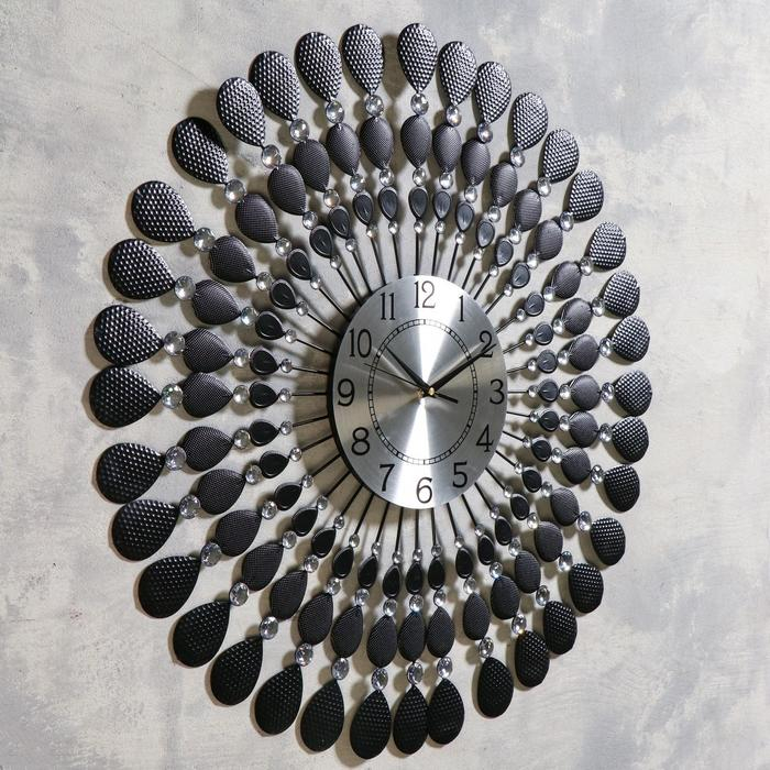 Часы настенные, серия: Ажур, Часы настенные, серия: Ажур, "Стиль", дискретный ход, d-70 см