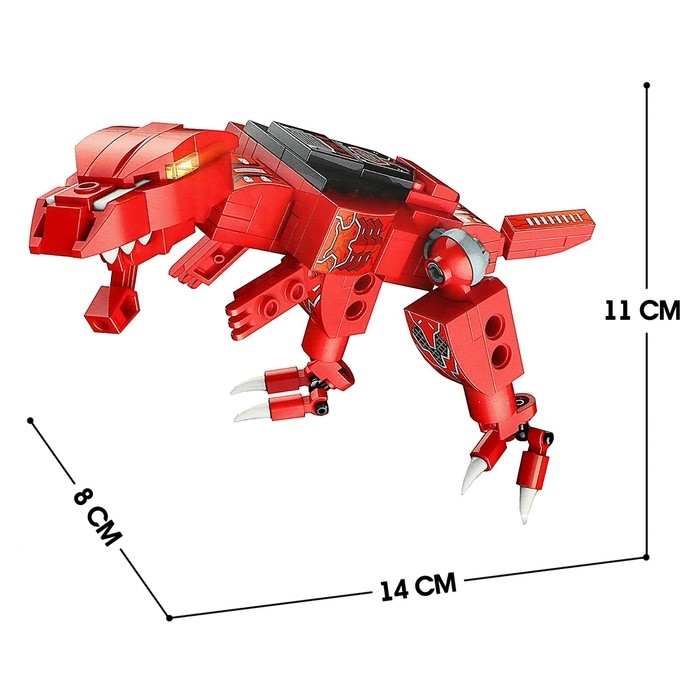Конструктор Динобот &laquo;Вождь Тираннозавр&raquo;, 6 видов, МИКС