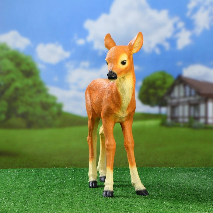 Садовая фигура "Олененок" 48х41см