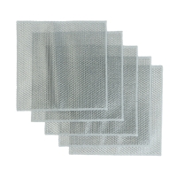 Тряпка для зачистки металла, CARTAGE, металлическая, 2 слоя, 20&times;20 cм, набор 5 шт
