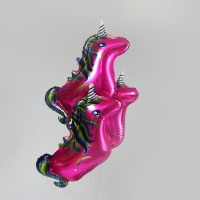 Шар фольгированный 20" &laquo;Единорог&raquo;, в наборе 3 шт., цвет розовый