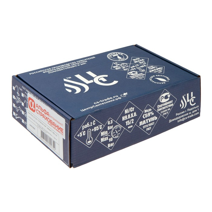 Моносмеситель Моносмеситель"ЦС-СМ" СМ510005, вентильный, белый маховик, хром