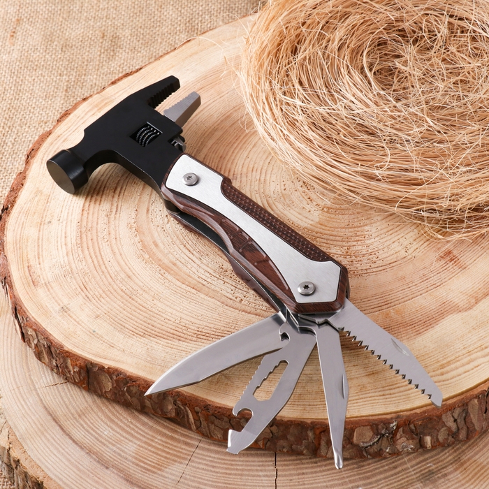 Мультитул 8в1 с молотком и разводным ключом Мультитул 8в1 с молотком и разводным ключом