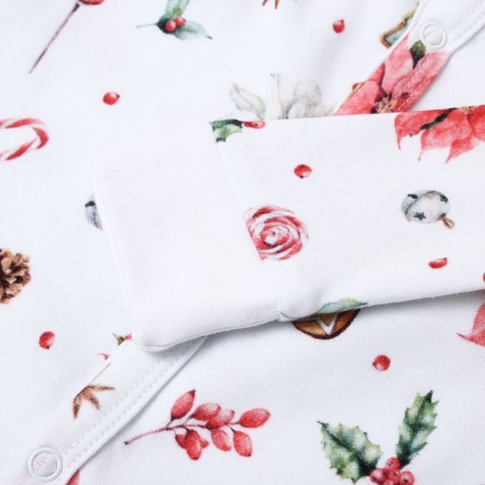 Комбинезон детский MINAKU "Winter", цвет белый, рост 74-80 см