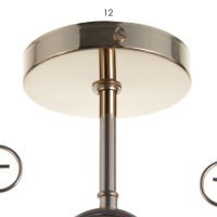 Люстра "Макато" 2х40Вт Е27 золото 45,5х13х27см Люстра "Макато" 2х40Вт Е27 золото 45,5х13х27см