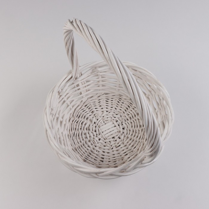 Набор корзин, 3 шт, 45х17/46 см, 36х14/38 см, 27х11/30 см, белый, лоза