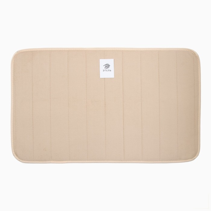 Коврик для ванной Этель Basic, цв. бежевый, 50х80 см Коврик для ванной Этель Basic, цв. бежевый, 50х80 см