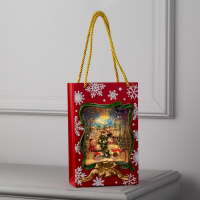 Светодиодная фигура «Подарочный пакет» 15 × 23 × 7 см, пластик, батарейки ААх3 (не в комплекте), USB, свечение тёплое белое Светодиодная фигура «Подарочный пакет» 15 × 23 × 7 см, пластик, батарейки ААх3 (не в комплекте), USB, свечение тёплое белое