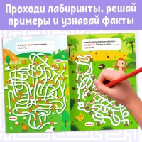 Книга &laquo;Математические лабиринты с фактами. Животные&raquo;, 36 стр.