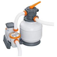 Фильтр-насос для бассейнов песочный, 220-240V, 8327 л/ч, 58499 Bestway Фильтр-насос для бассейнов песочный, 220-240V, 8327 л/ч, 58499 Bestway