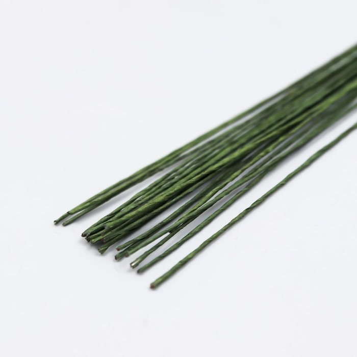 Проволока для творчества Проволока для творчества "Зелёная" (набор 20 шт) 0,37 мм, 36 см