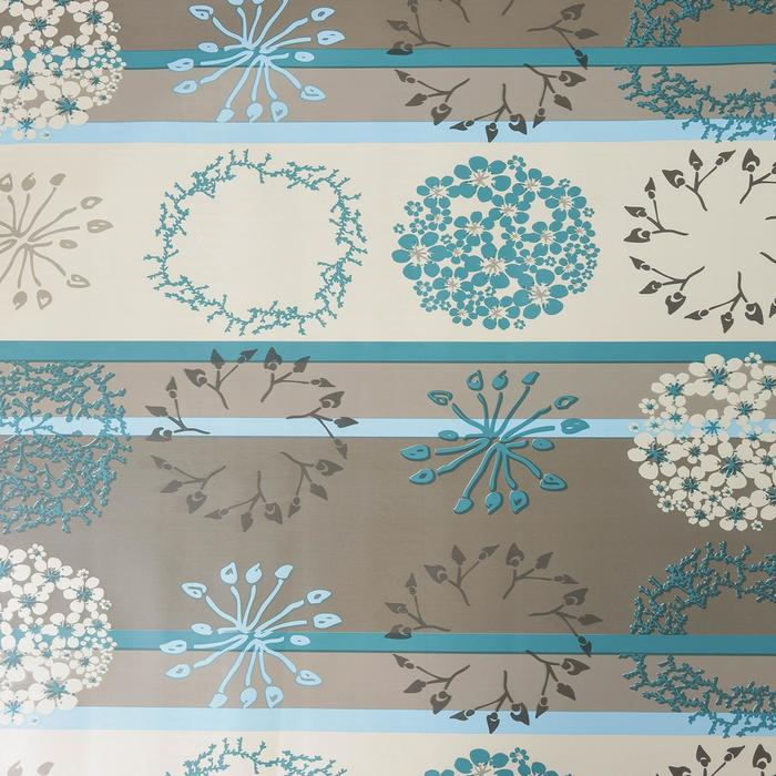 Клеёнка на стол Доляна &laquo;Мотив&raquo;, на тканевой основе, рулон 20 метров, ширина 137 см, общая толщина 0,22 мм