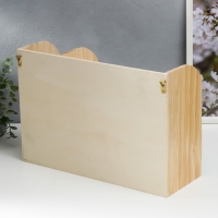 Шкатулка дерево "Комод с открытой полочкой" зелёный 24х13х35 см Шкатулка дерево "Комод с открытой полочкой" зелёный 24х13х35 см