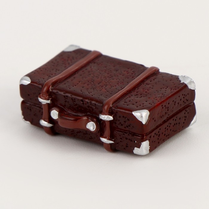 Миниатюра кукольная &laquo;Чемодан&raquo;, набор 2 шт., размер 1 шт. &mdash; 2,3 &times; 0,7 &times; 1,7 см