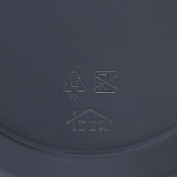 Кашпо на ножках «Флориан», 4,2 л, d=25 см, h=18,5 см, цвет графитовый Кашпо на ножках «Флориан», 4,2 л, d=25 см, h=18,5 см, цвет графитовый