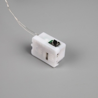 Гирлянда «Нить» 2 м роса с насадками «Звездочки», IP20, нить серебристая, 20 LED, 4.6 В, батарейки AG13x3 (в комплекте), 3 режима, свечение тёплое белое Гирлянда «Нить» 2 м роса с насадками «Звездочки», IP20, нить серебристая, 20 LED, 4.6 В, батарейки AG13x3 (в комплекте), 3 режима, свечение тёплое белое