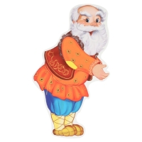 Набор украшений на скотче "Герои сказки Репка" 10 штук