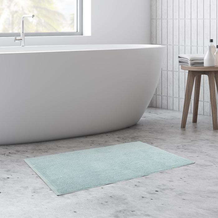 Коврик махровый Коврик махровый "Этель" Organic Mint 50х70 см, 100% хл, 550гр/м2