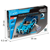 Конструктор гоночная машина 6 в 1 CADA Mechanical, инерционный, 509 деталей, 6+ Конструктор гоночная машина 6 в 1 CADA Mechanical, инерционный, 509 деталей, 6+