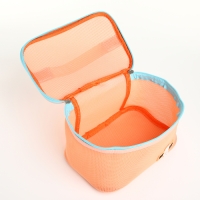 Косметичка на молнии, цвет оранжевый Косметичка на молнии, цвет оранжевый