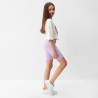 Велосипедки для девочки MINAKU цвет лаванда, рост 116 Велосипедки для девочки MINAKU цвет лаванда, рост 116