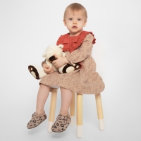 Платье для девочки MINAKU, цвет бежевый, рост 80-86