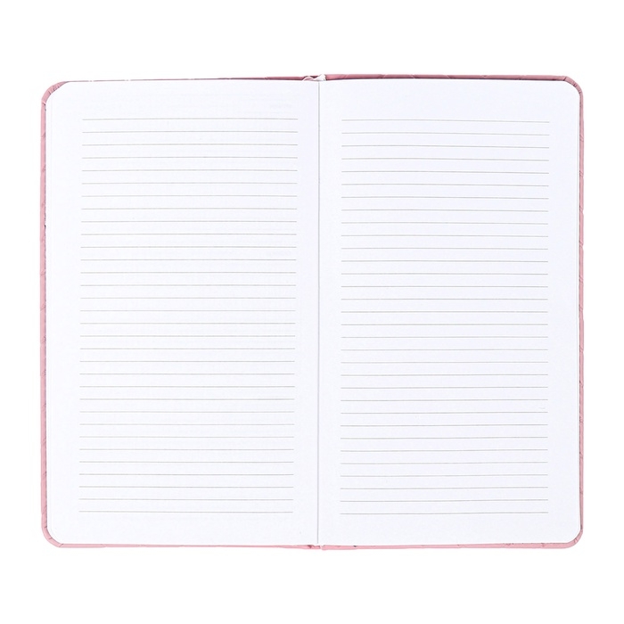 Планинг карманный недатированный 80 листов, 100х170мм, deVENTE.Elizabeth, твердая обложка кожзам с поролоном, хлястик, блок 70, розовый