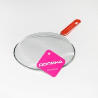 Сито для просеивания Доляна «Хозяюшка», d=18 см, цвет красный Сито для просеивания Доляна «Хозяюшка», d=18 см, цвет красный