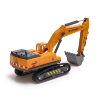 Экскаватор металлический &laquo;Стройтехника&raquo;, подвижные детали, с элементами из пластика