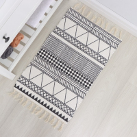 Коврик Доляна &laquo;Индиго&raquo;, 47&times;80 см, цвет чёрно-белый