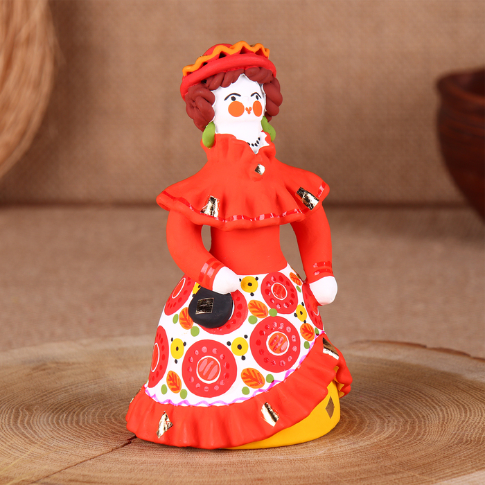 Дымковская игрушка Дымковская игрушка "Барыня нарядная", микс