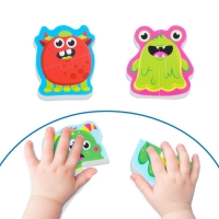 Мягкий пазл для малышей &laquo;Монстрики&raquo;, 10 пазлов, Крошка Я