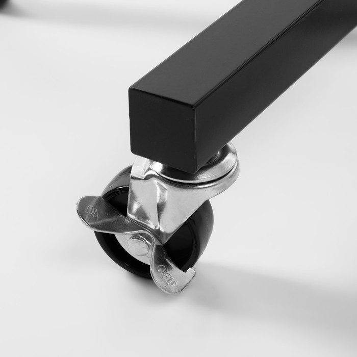 Вертушка, 5 ярусов по 14 крючков stop Lock. цвет чёрный, 40×40×178см Вертушка, 5 ярусов по 14 крючков stop Lock. цвет чёрный, 40×40×178см