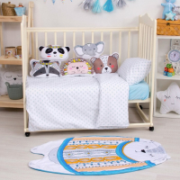 Подушка декоративная Крошка Я &laquo;Мишка&raquo;, 37х27 см, велюр, 250гр/м2