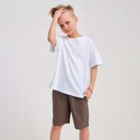 Футболка детская MINAKU Future, цвет белый, рост 116 Футболка детская MINAKU Future, цвет белый, рост 116