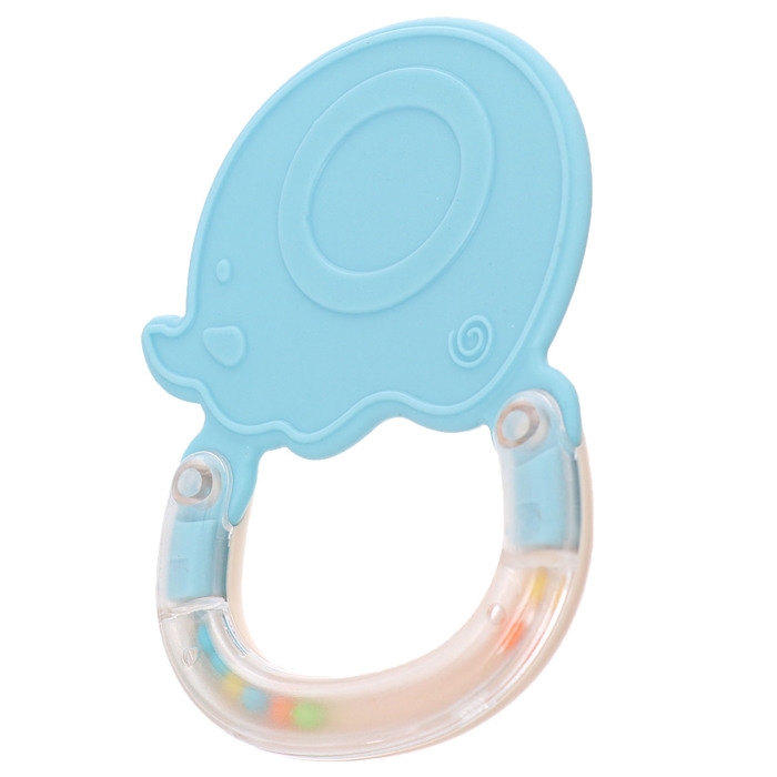 Погремушка «Слоник», с прорезывателем для зубов, пищевой силикон Погремушка «Слоник», с прорезывателем для зубов, пищевой силикон