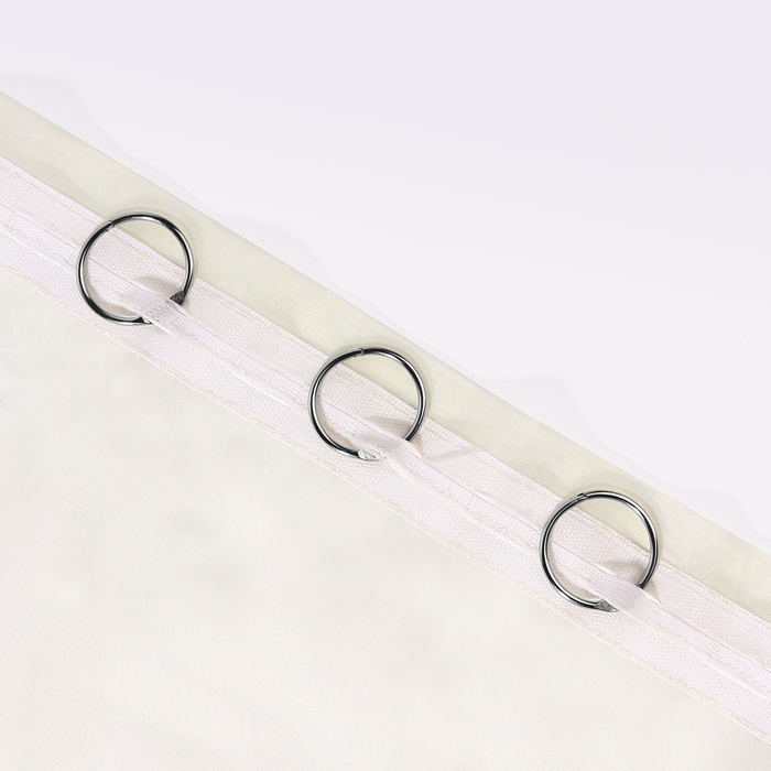 Кольцо для карниза, разъёмное, d = 26/30 мм, 10 шт, цвет серебряный Кольцо для карниза, разъёмное, d = 26/30 мм, 10 шт, цвет серебряный