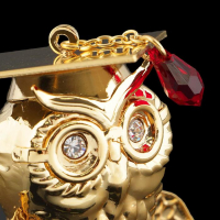 Сувенир &laquo;Сова&raquo;, 4,5&times;3,5&times;5,5 см, с кристаллами